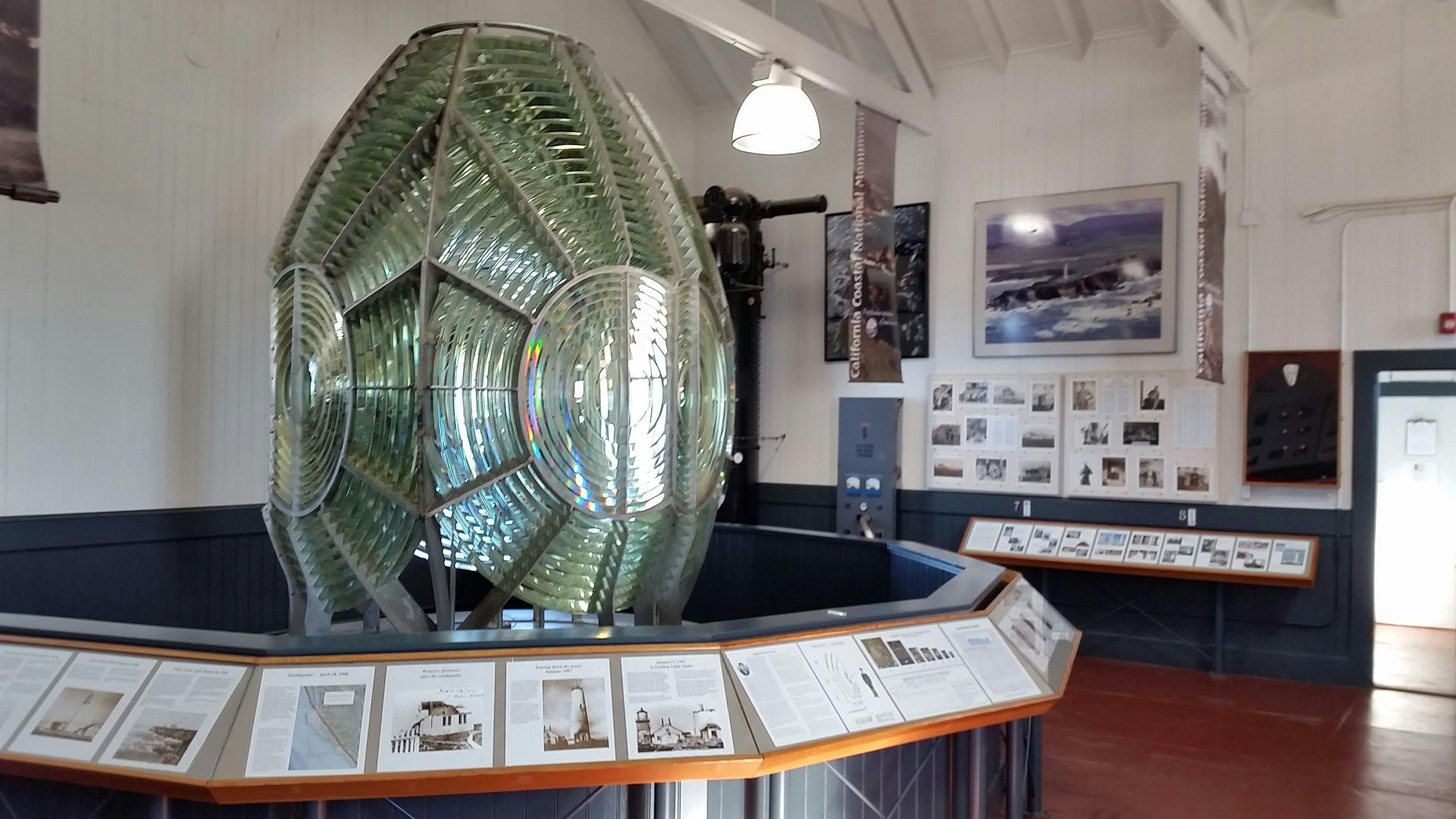 Slide for 1st Order Fresnel lens in the Fog Signal Building Museum