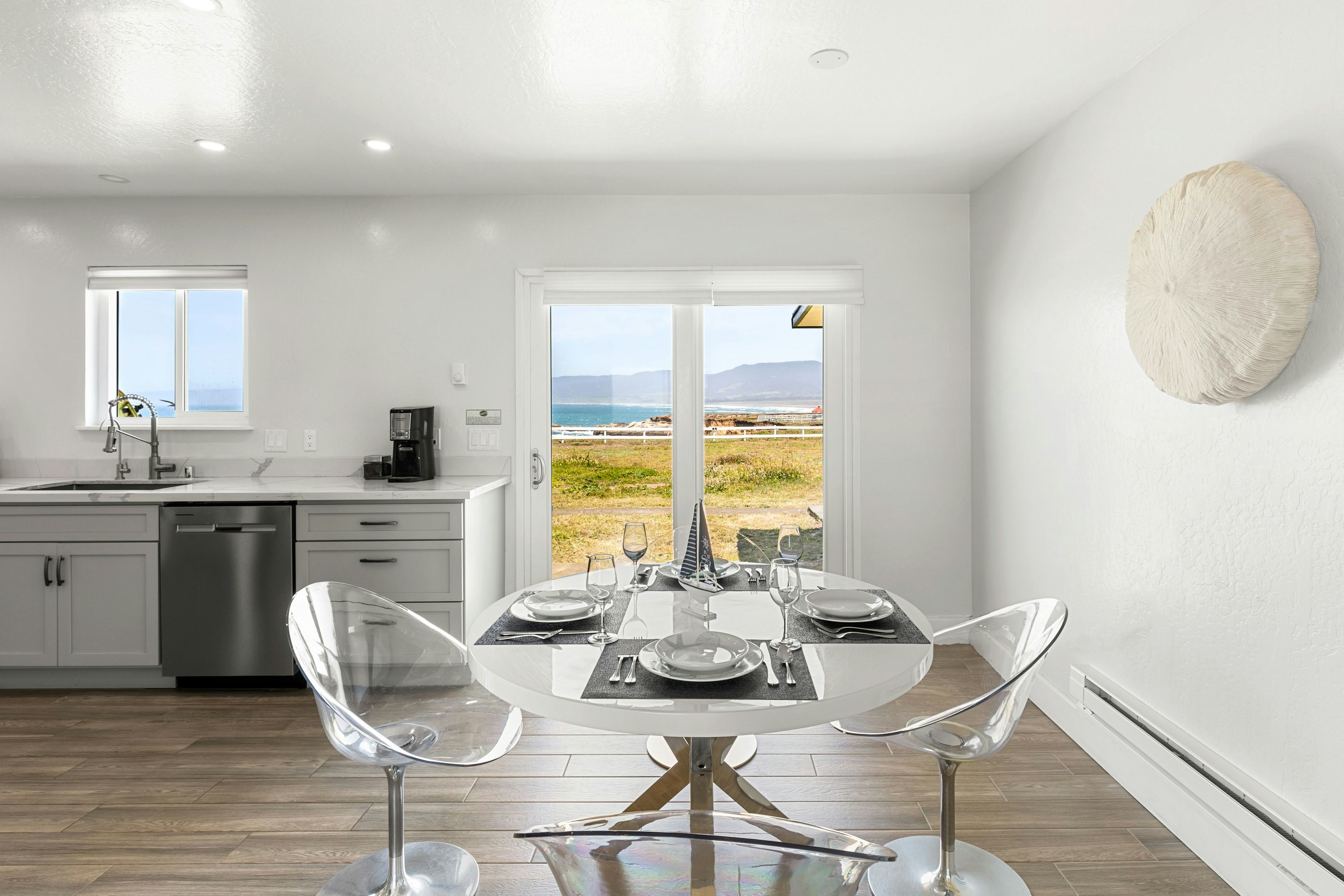 Gourmet kitchens with fabulous views